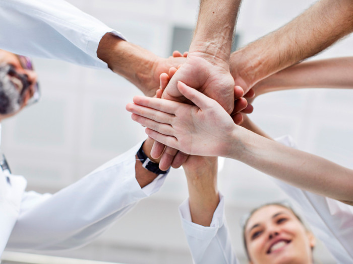 partner with us hands